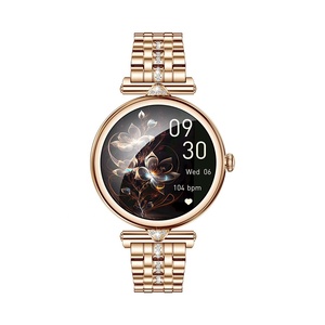 1.28 Inch Màn Hình AMOLED <span class=keywords><strong>Smartwatch</strong></span> Đối Với Phụ Nữ Nhịp Tim Huyết Áp Oxy Của Phụ Nữ Theo Dõi Sức Khỏe Của Bt Cuộc Gọi Thông Minh Đồng Hồ AK73 - Product Image 2