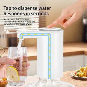 Dispensador de Agua Portátil Recargable por USB de 1200 mAh, Dispensador de Agua Eléctrico Mini de Escritorio, en Oferta - Product Image 2