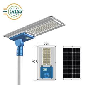 Venta al por mayor <span class=keywords><strong>Led</strong></span> 3000-6000K Solar PIR Sensor de movimiento Exterior Integrado Jardín Farola - Product Image 6