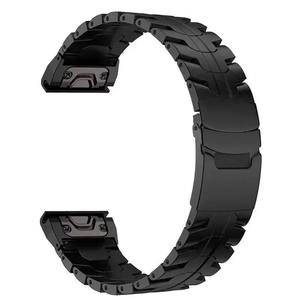 Bracelet de montre en titane pur ultra-luxe, remplacement 26 mm, bracelet de montre Quickfit pour montre Garmin, bracelet en titane - Product Image 4