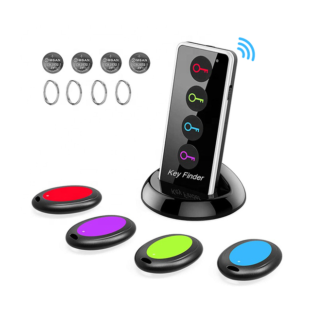 Smart Wireless Key Finder with 4 Receivers Electronic Gadgets for Personal Alarms Missing Key Tracker