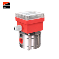 Micro Oval Gear Flowmeter 0.5% Accuracy High Pressure Pulse Output Stainless Steel Liquid Flow Meter for Industrial Fluid Test