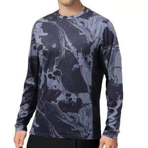 T-shirts personnalisés pour hommes 100% polyester, UPF 50+, séchage rapide, chemise de pêche et de randonnée, chemises camouflage - Product Image 3