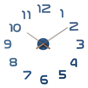 2023New 3d DIY Wall <strong>Clock</strong> Sticker Decorative <strong>Large</strong> Size Color Wooden Wall <strong>Clock</strong> - Product Image 1