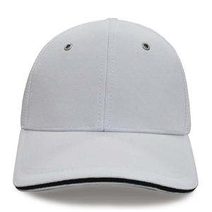 Casquette de baseball ottoman à 6 panneaux, ajustable, vierge, personnalisable, avec visière sandwich, casquette de sport - Product Image 1