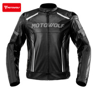Moto Wolf Nouvelle veste de cyclisme en cuir Vêtements d'équitation de moto Maillot de cyclisme élégant