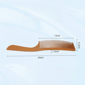 Peigne de coiffure professionnel en forme de <span class=keywords><strong>S</strong></span> pour barbier, peigne de coupe en <span class=keywords><strong>S</strong></span>, peignes de coupe à plat, peigne de coupe de cheveux - Product Image 4