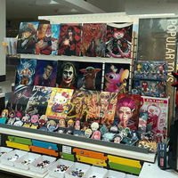 Produit Plastique, 400 Designs Prêts à Expédier, Vente en Gros, Poster Lenticulaire 3D Flip, Impressions Anime, Image 12x16, Poster Anime 3D Flip