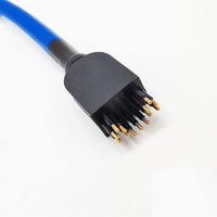 Conector de Cable Subacuático de Bajo Perfil para Redes, 13 Pines, Chapado en Oro, Fibra Óptica, Doble Cabeza, con Clasificación de Impermeabilidad IP68