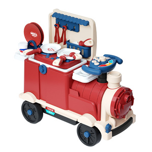 Koala <b>Train</b> Pretend Play Kitchen <b>Toy</b> Set For Kids Plastic Simulation Tools Unisex 2 To 4 Years Old - Product Image 4