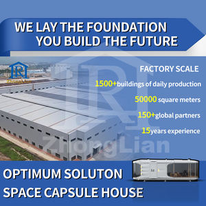 Casa Prefabricada de Alta Calidad a Precio Económico, Casa Cápsula Espacial para Acampar y <span class=keywords><strong>Vacaciones</strong></span> - Product Image 2