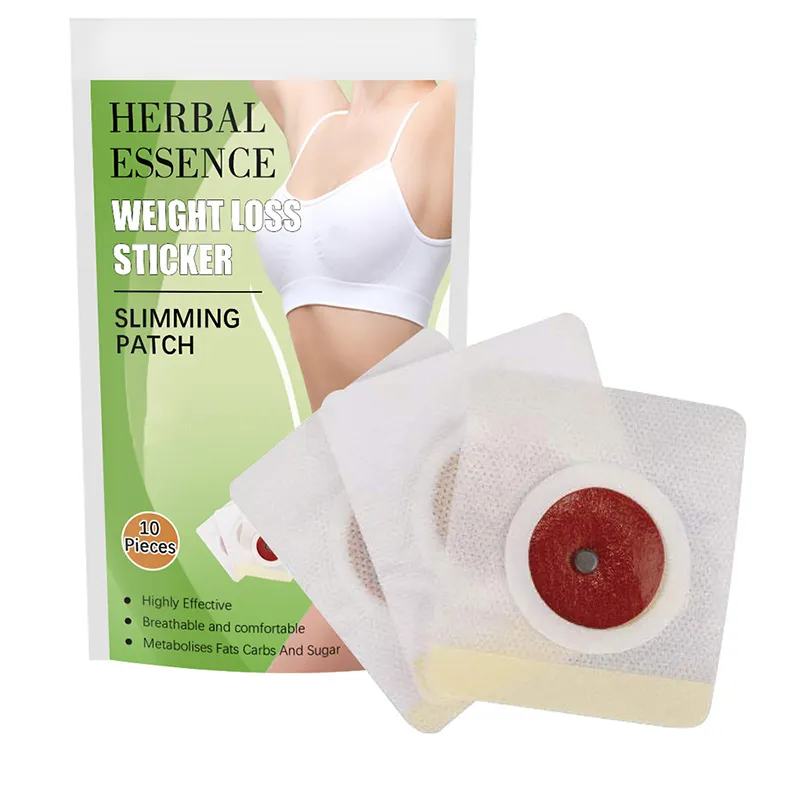 New Coming 10 Pieces Per Bag Herbal Magnetic Body Shape Slimming Patch for Women