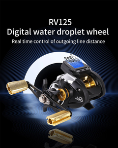 Carrete de Pesca <span class=keywords><strong>NARON</strong></span> RV125 con Pantalla Digital, Relación de Rotación 6.3:1, Carrete Electrónico para Pesca en Mar - Product Image 5