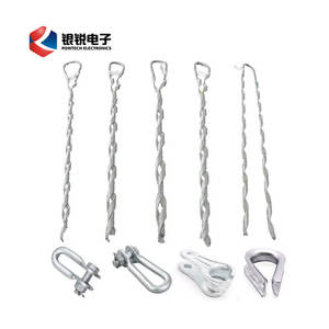 Suprimento de Fábrica de Cabos de Fibra Óptica <span class=keywords><strong>ADSS</strong></span>/OPGW com Suportes de Fixação Pré-formados - Product Image 2