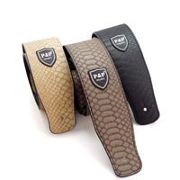 Sangle de guitare électrique en cuir PU, sangles de guitare basse, vente en gros,
