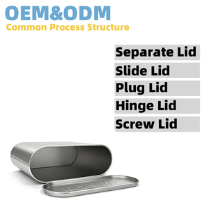 Maßgefertigte Schiebedeck-Metalldosen Behälter Metall-Aluminium-Dose Kosmetik-Lippenbalsam-Dose mit Eigenem Logo Verpackung - Product Image 5