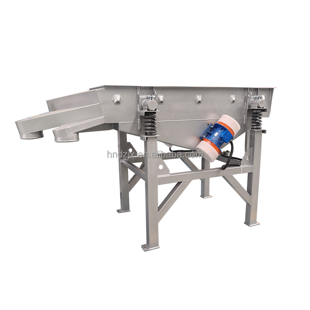DZJX Food Grade Sus 304 Linear Vibrating Screen Fruits Granules Szf520 Carbon Carbon Steel Vibro Sifter Machine