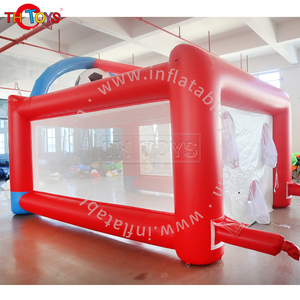 Juego de Fútbol Inflable Ecológico para Exteriores, Portería de Fútbol de 5x4m, Rojo - Product Image 2