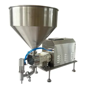 Semi-Automatic High Viscosity Lobe Pump Filling Machine Rotor Pump For Dressing Oil Cosmetic Cream With Adjustable Outlet Size