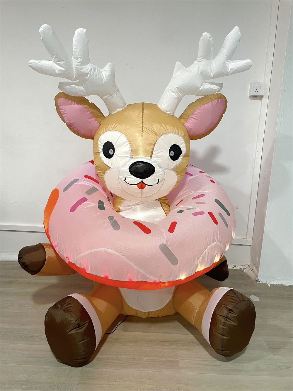Renne gonflable de 1,20 m avec donut