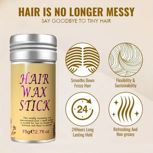 Cire coiffante en stick 75g pour cheveux bouclés, tenue longue durée 24h, lisse et répare les frisottis, vente en gros - Product Image 2