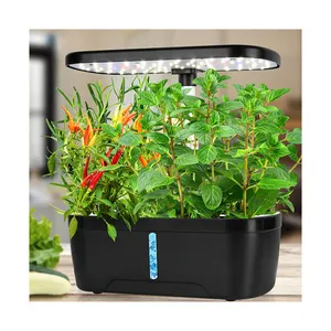 Brimmel Indoor Seed Sprout Plant Vertical Growing System Mini 6 hole Irrigation Hydroponics Equipment