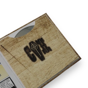 CD de Rock del estilo Western Cowboy en estuche rígido con inserto de cómic y estampado artístico vintage del Oeste - Product Image 5