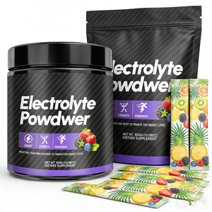 OEM Helal Enerji Elektrolit İçecekleri Doğal Toz Kolajen <span class=keywords><strong>Ginseng</strong></span> Aslan Yelesi Poşetleri Magnezyum Hindistan Cevizi Elektrolit Tozu - Product Image 1