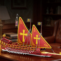 Reobrix 66105 2026 Nuevo Modelo de Velero MOC, Adorno Educativo, Barco Creativo, Juguetes de Bricolaje, Regalo para Adultos, 3387 Piezas, Juego de Bloques de Construcción