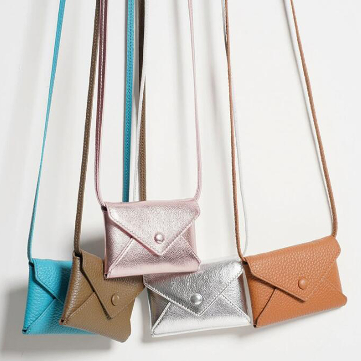 PU Leather Bag Necklace with Long