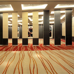 Aluminum frame hotel movable screen box partition movable sound insulation partition sliding folding wall