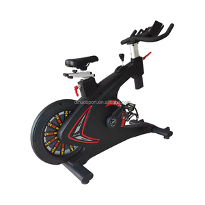 <span class=keywords><strong>Bicicleta</strong></span> de ejercicio comercial con volante de 13KG Material de aluminio Sistema magnético de 4 niveles Asiento ajustable <span class=keywords><strong>Bicicleta</strong></span> giratoria para gimnasio en casa - Product Image 2