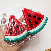 Nuevo Producto: Juguete Antiestrés de Sandía de TPR para Apretar y Relajarse - un Juguete para Aliviar el Estrés con Forma de Fruta para las Puntas de los Dedos