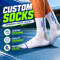 Chaussettes d'entraînement personnalisées avec logo, chaussettes de performance légères pour la course à pied, le fitness et un style de vie actif