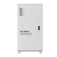VENTE FLASH TNS AVR SCR Basé sur Relais AC Triphasé 380V Régulateur de Tension Automatique SVC-3-20kva 20kva 98% d'Efficacité Stabilisateur de Tension