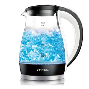 AKANE 2000W Electric <strong>Kettle</strong> 2L <strong>Large</strong> Capacity with Borosilicate Glass Body Rapid Boiling clear Water Level for Daily Kitchen Use - Product Image 6