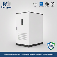 Armoire de stockage d'énergie à batterie hybride 75 kW avec onduleur, Lithium-ion LiFePO4, refroidissement liquide, pour applications industrielles et commerciales, connectée au réseau et hors réseau