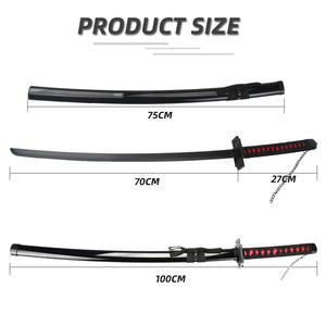 BLEACH Zaraki <span class=keywords><strong>Kenpachi</strong></span> Zanpakutou Katanaดาบที่กําหนดเองใบมีดวัสดุของเล่นดาบอะนิเมะคอสเพลย์props - Product Image 3