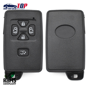 T-oyota 5 nút thông minh từ xa Key Fob Shell trường hợp coque de bảo vệ đổ porte-cles với chìa khóa khẩn cấp lưỡi và logo - Product Image 3