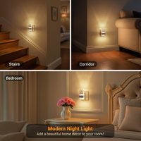 Lampe murale de nuit LED moderne ZHILAI Mini en plastique avec capteur de lumière, à brancher, à faible consommation d'énergie, à intensité variable pour chambre d'enfant