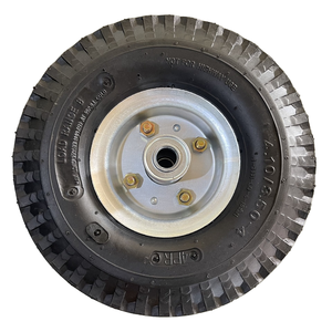 New 3.50-<strong>4</strong> <strong>Pneumatic</strong> Rubber Wheel 10 Inch Tubetype for Hand Trolley Air Wheel Replacement Tyre for Tool Cart Wheelbarrow - Product Image 2