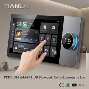 Panel de Control Inteligente para el Hogar Tianlai Q8, Android 11, Zigbee, MQTT, Hub de Pared con Perilla Giratoria para Viviendas, Venta al Por Mayor de Fábrica - Product Image 1