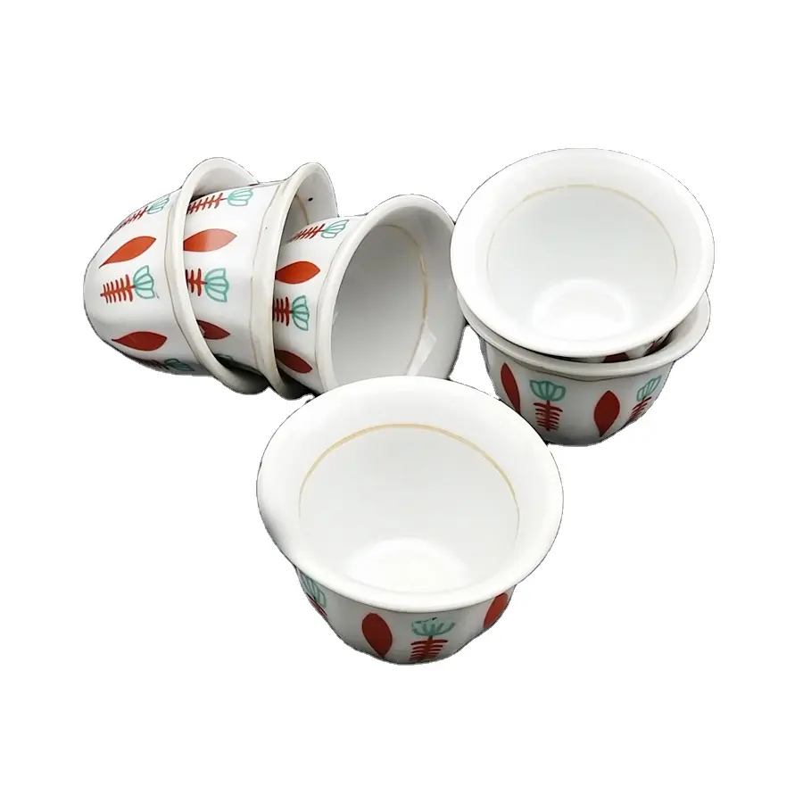 Cawa Cup Arabic 80Cc 60Cc 120Cc Porcelain Ethiopian Cawa Coffee Ceramic Tea Coffee Arabic Cawa Cups