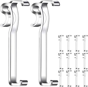 Clips ouverts supérieurs et inférieurs de bonne qualité pour stores romains Clip en plastique Installation extérieure - Product Image 6