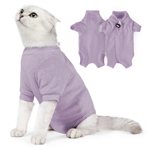 Traje de recuperación de algodón transpirable al por mayor <span class=keywords><strong>para</strong></span> gatos, <span class=keywords><strong>chaleco</strong></span> quirúrgico de esterilización, ropa postoperatoria antilamido <span class=keywords><strong>para</strong></span> gatos y <span class=keywords><strong>perros</strong></span> - Product Image 3