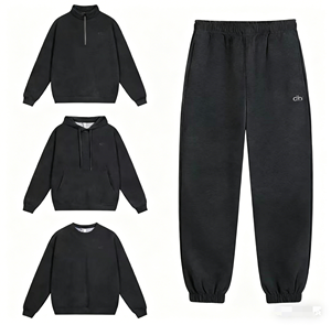 Felpa Oversize in Cotone Personalizzata Lize per <span class=keywords><strong>Uomo</strong></span>, Felpa con <span class=keywords><strong>Cappuccio</strong></span> Ricamata a Tinta Unita con <span class=keywords><strong>Mezza</strong></span> Cerniera - Product Image 3