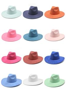 Sombrero Fedora de Gamuza de Venta Caliente, Sombrero Fedora de Gamuza de Ala Ancha para Eventos de Moda para Hombres y Mujeres - Product Image 2