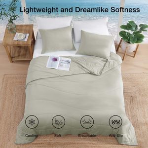 Thoáng khí mượt mịn mùa hè Sheer sợi rô chần thiết kế làm mát Chăn cho tà vẹt nóng và ban đêm - Product Image 4