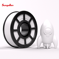 Filamen Cetak 3D Sungallon PETG Ketahanan Tinggi Estetis untuk 3D dan Bambu Lab 1.75mm 1kg FDM 230-260C 150-350mm/s