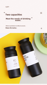 แก้วเก็บความร้อนสแตนเลสแบบพกพาออกแบบอย่างสร้างสรรค์สำหรับทุกเพศสไตล์ทันสมัยดื่มงานปาร์ตี้ปรับแต่งได้ - Product Image 4